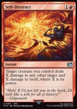 Self - Destruct⁣ - Magic: The Gathering - FINAL FANTASY⁣ (Uncommon)⁣ [157] - El Duelista