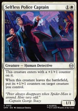Selfless Police Captain - Magic: The Gathering | Marvel's Spider - Man (Common) [SPM - 12] - El Duelista