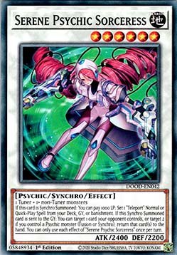 Serene Psychic Sorceress - Doom of Dimensions (Common) [DOOD - 042] - El Duelista
