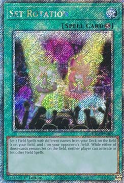 Set Rotation (V.4 - Platinum Secret Rare)⁣ - Quarter Century Bonanza⁣ (Platinum Secret Rare)⁣ [065] - El Duelista
