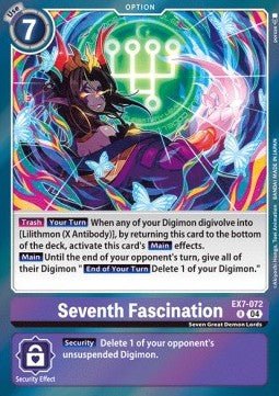 Seventh Fascination (EX7 - 072)⁣ - Digimon Liberator⁣ (Rare)⁣ [072] - El Duelista