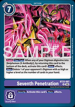 Seventh Penetration (BT23 - 097) - Hackers' Slumber (Rare) [BT - 23 - 097] - El Duelista