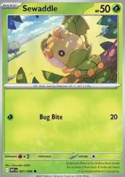 Sewaddle⁣ - White Flare⁣ (Common)⁣ [001] - El Duelista