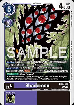 Shademon (BT19 - 068)⁣ - Special Booster Ver 2.5⁣ (Uncommon)⁣ [BT19 - 068] - El Duelista