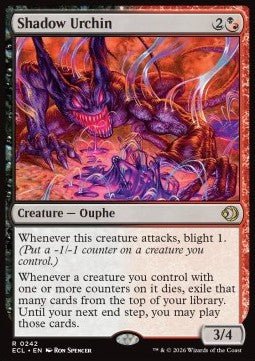 Shadow Urchin - Lorwyn Eclipsed (Rare) [ECL - 242] - El Duelista