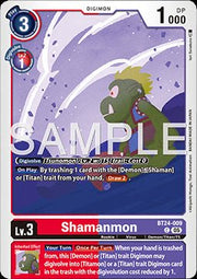 Shamanmon (BT24 - 009) - Time Stranger (Common) [BT - 24 - 009] - El Duelista