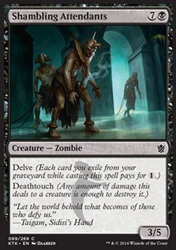 Shambling Attendants⁣ - Khans of Tarkir⁣ (Common)⁣ [89] - El Duelista