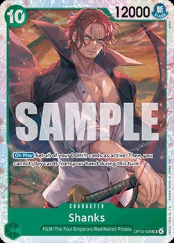 Shanks (OP13 - 028) (V.1) - Carrying on his Will (Super Rare) [OP13 - 028] - El Duelista