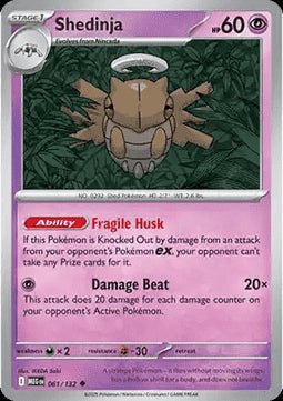 Shedinja - Mega Evolution (Uncommon) [MEG - 061] - El Duelista