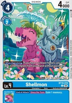 Shellmon (BT19 - 019)⁣ - Special Booster Ver 2.0⁣ (Common)⁣ [BT19 - 019] - El Duelista