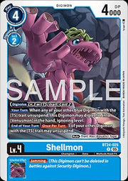 Shellmon (BT24 - 025) - Time Stranger (Rare) [BT - 24 - 025] - El Duelista