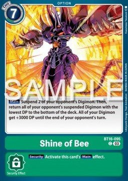 Shine of Bee (BT16 - 095)⁣ - Beginning Observer⁣ (Common)⁣ [095] - El Duelista