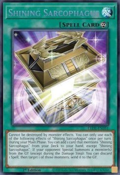 Shining Sarcophagus (V.1 - Secret Rare)⁣ - Legacy of Destruction⁣ (Secret Rare)⁣ [051] - El Duelista