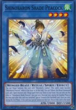 Shinobaron Shade Peacock - Age of Overlord (Common) [AGOV - 029] - El Duelista