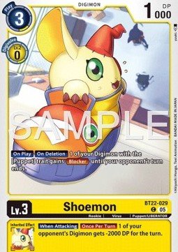 Shoemon (BT22 - 029)⁣ - Cyber Eden⁣ (Common)⁣ [029] - El Duelista
