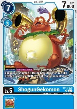 ShogunGekomon (BT14 - 028)⁣ - Blast Ace⁣ (Uncommon)⁣ [028] - El Duelista