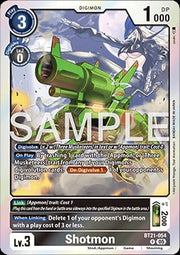 Shotmon (BT21 - 054)⁣ - World Convergence⁣ (Rare)⁣ [054] - El Duelista