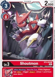 Shoutmon (BT6 - 008)⁣ - Double Diamond⁣ (Common)⁣ [BT6 - 008] - El Duelista