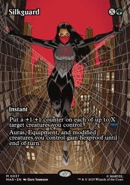 Silkguard - Magic: The Gathering | Marvel's Spider - Man: Source Material Cards (Mythic) [MAR - 37] - El Duelista