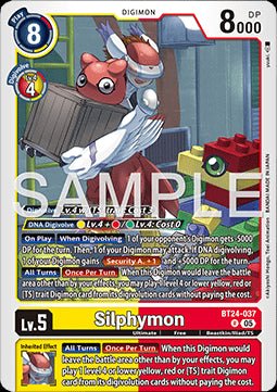 Silphymon (BT24 - 037) - Time Stranger (Rare) [BT - 24 - 037] - El Duelista
