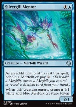 Silvergill Mentor - Lorwyn Eclipsed (Uncommon) [ECL - 69] - El Duelista