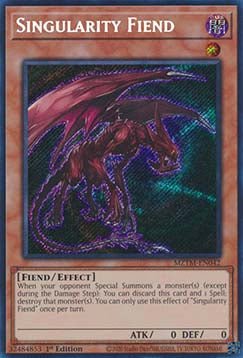 Singularity Fiend - Maze of the Master (Secret Rare) [MZTM - 042] - El Duelista