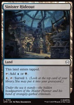 Sinister Hideout - Magic: The Gathering | Marvel's Spider - Man (Common) [SPM - 184] - El Duelista