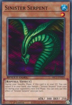 Sinister Serpent⁣ - Speed Duel: Streets of Battle City⁣ (Common)⁣ [H09] - El Duelista