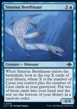 Sinuous Benthisaur⁣ - The Lost Caverns of Ixalan⁣ (Uncommon)⁣ [76] - El Duelista