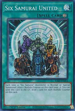 Six Samurai United (V.1 - Super Rare)⁣ - Quarter Century Bonanza⁣ (Super Rare)⁣ [054] - El Duelista
