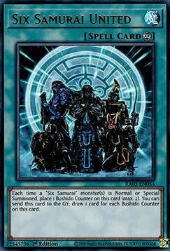 Six Samurai United (V.2 - Ultra Rare)⁣ - Quarter Century Bonanza⁣ (Ultra Rare)⁣ [054] - El Duelista