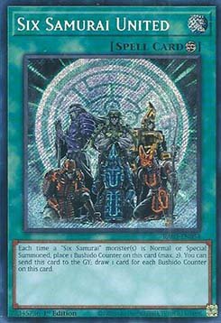 Six Samurai United (V.3 - Secret Rare)⁣ - Quarter Century Bonanza⁣ (Secret Rare)⁣ [054] - El Duelista