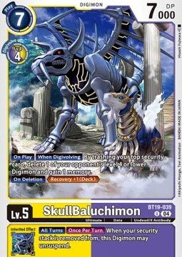 SkullBaluchimon (BT19 - 039)⁣ - Special Booster Ver 2.0⁣ (Uncommon)⁣ [BT19 - 039] - El Duelista