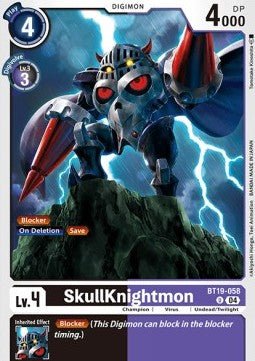 SkullKnightmon (BT19 - 058)⁣ - Special Booster Ver 2.0⁣ (Uncommon)⁣ [BT19 - 058] - El Duelista