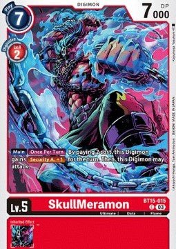 SkullMeramon (BT15 - 015)⁣ - Exceed Apocalypse⁣ (Common)⁣ [015] - El Duelista