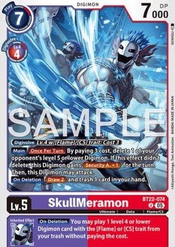 SkullMeramon (BT22 - 074)⁣ - Cyber Eden⁣ (Uncommon)⁣ [074] - El Duelista