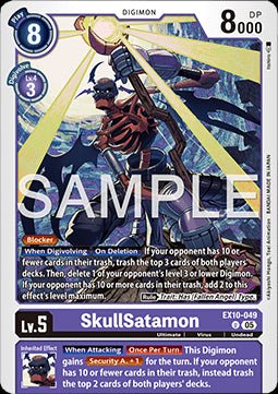 SkullSatamon (EX10 - 049) (V.1) - Sinister Order (Uncommon) [049] - El Duelista