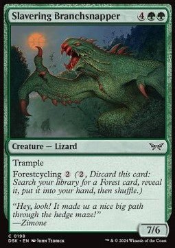 Slavering Branchsnapper⁣ - Duskmourn: House of Horror⁣ (Common)⁣ [198] - El Duelista