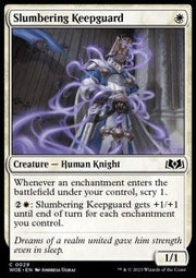 Slumbering Keepguard⁣ - Wilds of Eldraine⁣ (Common)⁣ [29] - El Duelista