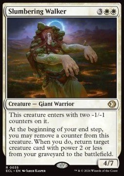 Slumbering Walker - Lorwyn Eclipsed (Rare) [ECL - 35] - El Duelista