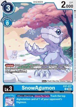 SnowAgumon (EX7 - 017) (V.1)⁣ - Digimon Liberator⁣ (Common)⁣ [017] - El Duelista