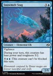 Snowmelt Stag⁣ - Tarkir: Dragonstorm⁣ (Common)⁣ [57] - El Duelista