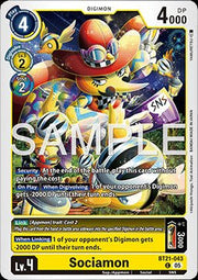 Sociamon (BT21 - 043)⁣ - World Convergence⁣ (Common)⁣ [043] - El Duelista