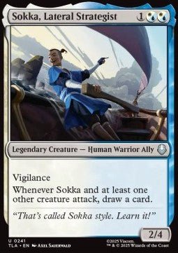 Sokka, Lateral Strategist - Magic: The Gathering | Avatar: The Last Airbender (Uncommon) [TLA - 241] - El Duelista