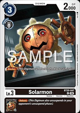 Solarmon (BT20 - 047)⁣ - Special Booster Ver 2.5⁣ (Common)⁣ [047] - El Duelista