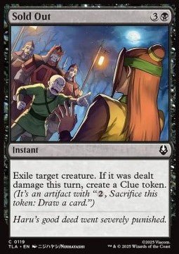 Sold Out - Magic: The Gathering | Avatar: The Last Airbender (Common) [TLA - 119] - El Duelista