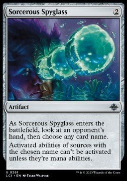 Sorcerous Spyglass⁣ - The Lost Caverns of Ixalan⁣ (Uncommon)⁣ [261] - El Duelista