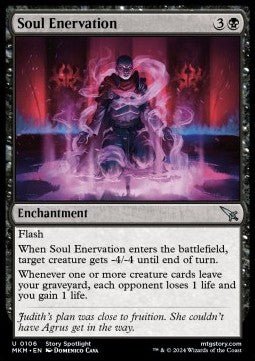 Soul Enervation⁣ - Murders at Karlov Manor⁣ (Uncommon)⁣ [106] - El Duelista