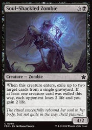 Soul - Shackled Zombie⁣ - Magic: The Gathering Foundations⁣ (Common)⁣ [70] - El Duelista