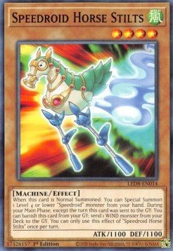 Speedroid Horse Stilts - Legendary Duelists: Synchro Storm (Common) [LED8 - 014] - El Duelista